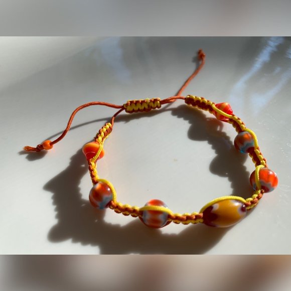 Swarovski Beaded Crochet Handmade Bracelet - Picture 4 of 5